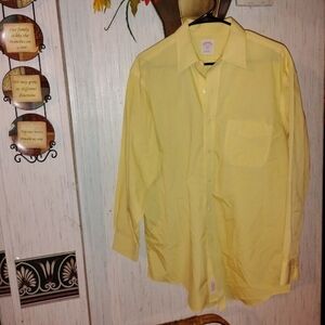 Brooks Brothers Light Yellow Dress Shirt